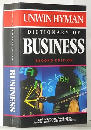 Bild des Verkufers fr Unwin Hyman Dictionary of Business Second Edition zum Verkauf von N. Marsden