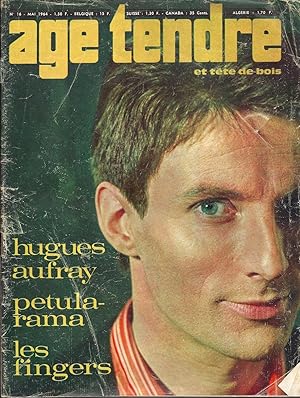 Age tendre et tête de bois N° 16. Mai 1964. Couverture Hugues Aufray.