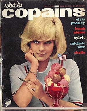 Salut les copains N° 25 - Août 1964. Couverture Sylvie Vartan.