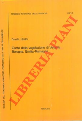 Imagen del vendedor de Carta della vegetazione di Vergato. Bologna (Emilia-Romagna). a la venta por Libreria Piani