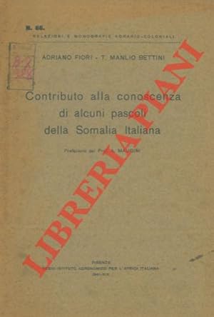 Contributo alla conoscenza di alcuni pascoli della Somalia Italiana.