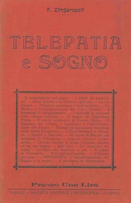 Telepatia e sogno.