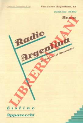 Listino Apparecchi Radio.