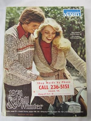 Image du vendeur pour 1974 Montgomery Ward Fall and Winter Catalog 1974 mis en vente par Princeton Antiques Bookshop