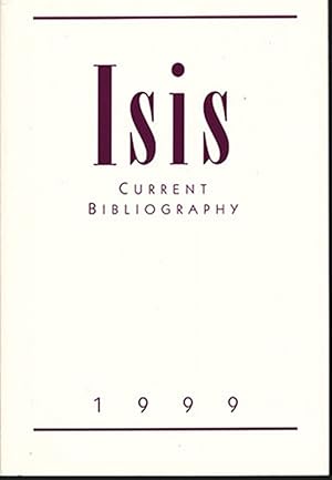 Imagen del vendedor de Isis: Current Bibliography 1999 a la venta por Diatrope Books