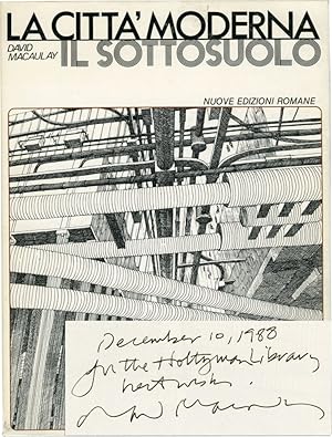 Bild des Verkufers fr La Citta' Moderna: Il Sottosuolo (Signed First Italian Edition) zum Verkauf von Royal Books, Inc., ABAA