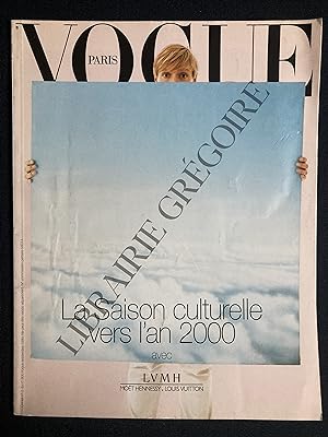 VOGUE PARIS CAHIER N°2 DU N°800 SEPTEMBRE 1999-LA SAISON CULTURELLE VERS L'AN 2000