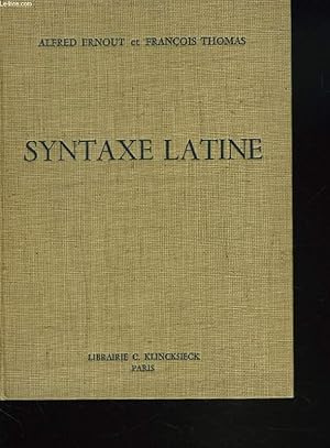 Seller image for SYNTAXE LATINE for sale by Le-Livre