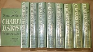 Seller image for The Correspondence Of Charles Darwin. Volume One ( 1 ): 1821 - 1836 To Volume Nine ( 9 ): 1861. 9 Volumes In Total for sale by Clarendon Books P.B.F.A.