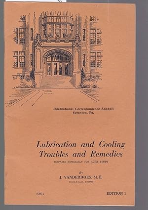 Seller image for Lubrication and Cooling Troubles and Remedies for sale by Laura Books