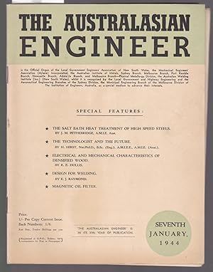 Seller image for The Australiasian Engineer : January 1944 for sale by Laura Books