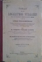 Seller image for TABLAS DE LOS LOGARITMOS VULGARES DE LOS NUMEROS DESDE EL 1 AL 20.000 Y DE LAS LINEAS TRIGONOMETRICAS for sale by ALZOFORA LIBROS