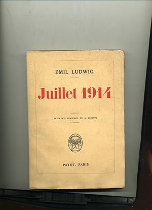 JUILLET 1914. Traduction française de A. Lecourt