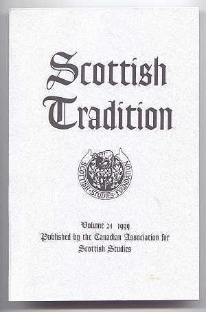 Seller image for SCOTTISH TRADITION. VOLUME 24. 1999. for sale by Capricorn Books