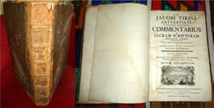 Bild des Verkufers fr R. P. Jacobi Tirini Antverpiani e Societate Jesu Commentarius in Sacram Scripturam. Duobus Tomis Comprehensus. Cum Variis Prolegomenis et Indicibus Quinque Secundo Tomo Subnexis. Hier: Band II! zum Verkauf von Antiquariat Clement