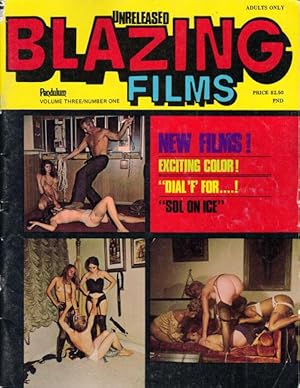 Bild des Verkufers fr BLAZING FILMS Vol. 3, No. 1, June / July 1969 zum Verkauf von Alta-Glamour Inc.