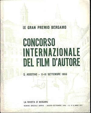 Seller image for IX GRAN PREMIO BERGAMO concorso internazionale del film d'autore s. agostino - 11-18 settembre 1966 for sale by ART...on paper - 20th Century Art Books