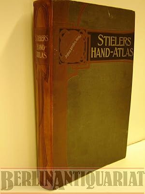 Seller image for Stieler Hand-Atlas. 100 Karten in Kupferstich. Mit 162 Nebenkarten. Mit alphabet. Namenverzeichnis. for sale by BerlinAntiquariat, Karl-Heinz Than