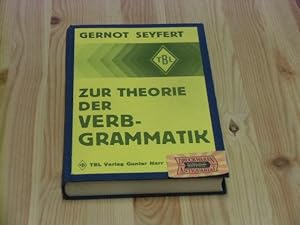 Seller image for Zur Theorie der Verbgrammatik. for sale by Druckwaren Antiquariat