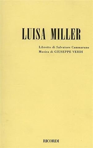 Imagen del vendedor de Luisa Miller. a la venta por FIRENZELIBRI SRL