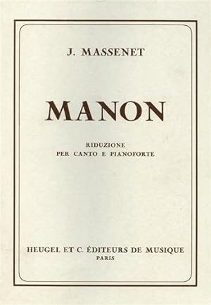 Immagine del venditore per Manon. Opera in quattro atti e sei quadri. venduto da FIRENZELIBRI SRL