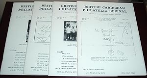 British Caribbean Philatelic Journal, 1987 Complete, Vol. 27, Nos. 1 to 4