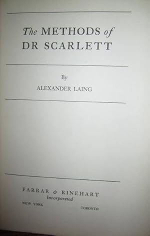 The Methods of Dr. Scarlett