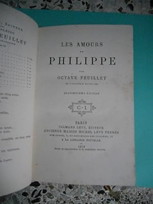 Bild des Verkufers fr Les amours de Philippe zum Verkauf von Frederic Delbos