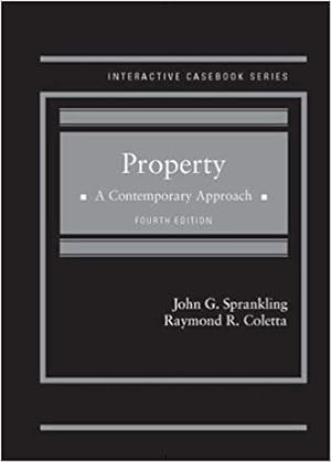 Immagine del venditore per Property: A Contemporary Approach (Interactive Casebook Series) venduto da BarristerBooks
