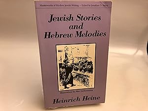 Imagen del vendedor de The Jewish Stories and Hebrew Melodies (Masterworks of Modern Jewish Writing Series) a la venta por Needham Book Finders