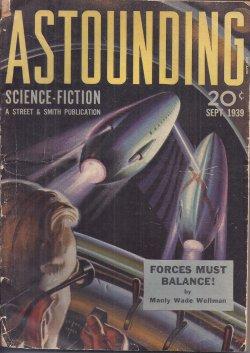 Seller image for ASTOUNDING Science Fiction: September, Sept. 1939 for sale by Books from the Crypt