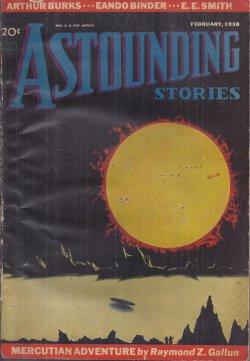 Imagen del vendedor de ASTOUNDING Stories: February, Feb. 1938 ("Galactic Patrol") a la venta por Books from the Crypt