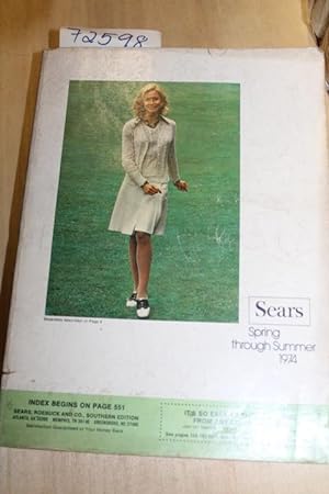 Image du vendeur pour Sears Spring and Summer Annual Catalog 1974 mis en vente par Princeton Antiques Bookshop