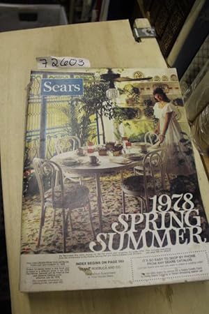 Image du vendeur pour Sears Spring and Summer Annual Catalog 1978 mis en vente par Princeton Antiques Bookshop