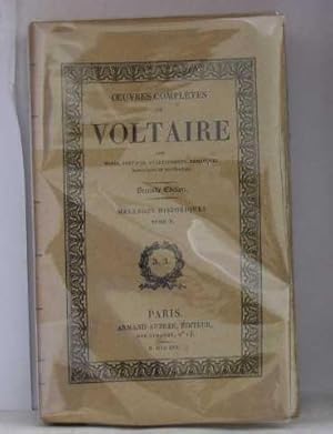 Seller image for Oeuvres compltes de voltaire tome XXII mlanges historiques tome II for sale by crealivres