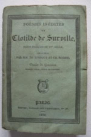 Image du vendeur pour Posies indites de C. de Surville, pote franais du XVe sicle, publies par MM. de Roujoux et Ch. Nodier. Ornes de gravures d'aprs Colin, lve de Girodet. mis en vente par Werner Skorianetz - Livres Anciens