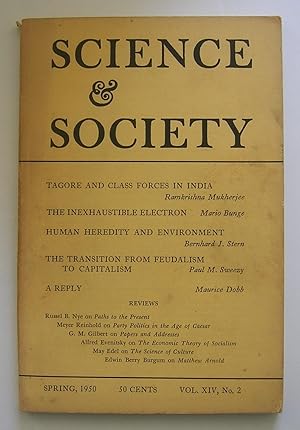 Science and Society. Spring 1950. Volume XIV, No. 2.