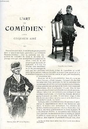 Imagen del vendedor de REVUE DE PARIS (EXTRAIT), L'ART DU COMEDIEN (III) / LA VENTE DE SUZANNE a la venta por Le-Livre