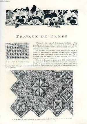 Seller image for REVUE DE PARIS (EXTRAIT), NOS PARISIENNES AU SALON / TRAVAUX DE DAMES for sale by Le-Livre