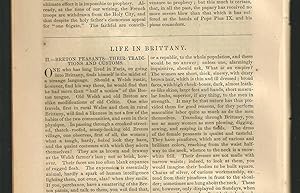 Imagen del vendedor de Life In Brittany, Part II: Breton Peasants, Their Traditions And Customs a la venta por Legacy Books II