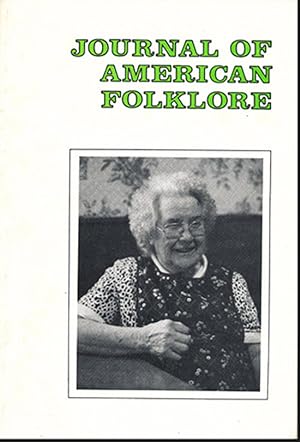 Journal of American Folklore (Vol, 96, No 380, April-June, 1983)