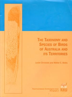 Immagine del venditore per The taxonomy and species of birds of Australia and its territories. venduto da Andrew Isles Natural History Books