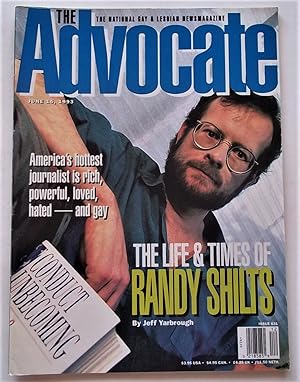 Seller image for The Advocate (Issue No. 631, June 15, 1993): The National Gay and Lesbian Newsmagazine (Magazine) (Randy Shilts Cover Story & Interview) for sale by Bloomsbury Books