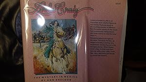 Bild des Verkufers fr Linda Craig The Mystery in Mexico, Childs Series #5, in Color DUSTJACKET of Linda Riding Her Palomino Horse, Chica dOro with White Hat & Blue Fringed Outfit at Rodeo , Juvenile Cowgirl Whodunit. zum Verkauf von Bluff Park Rare Books