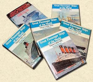 Seller image for Great Passenger Ships of the World - six volumes (complete set) for sale by lamdha books