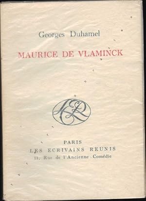 Imagen del vendedor de Maurice de Vlaminck. a la venta por Librairie Chretien