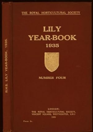 Imagen del vendedor de Lily Year Book 1935, The: Number Four a la venta por Sapience Bookstore