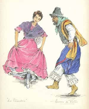 Bild des Verkufers fr Danzas Argentinas. Argentine dances. zum Verkauf von Hnersdorff Rare Books ABA ILAB