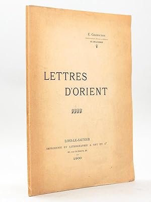 Seller image for Lettres d'Orient. for sale by Librairie du Cardinal