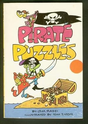 PIRATE PUZZLES. --- Crossword Puzzles, Games, Tricks, Word Finds, Riddles, and Cartoons